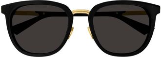 Bottega Veneta Grey Square Mens Sunglasses BV1298SA 001 55