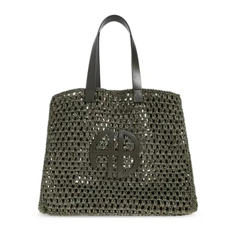 Anine Bing Tote Bags, female, Green, Size: ONE SIZE Large Rio Tote