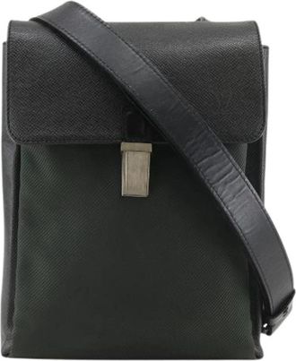 Louis Vuitton Pre-owned Saratov PM Taiga Schoudertas - Heren - Vintage Schoudertas - Zwart - ONE Size - Leer - Vintage