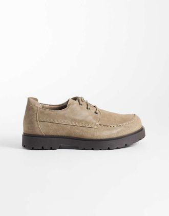 Birkenstock Highwood Moc Toe - Scarpe stringate grigio talpa-Neutro
