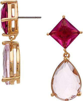 Rivka Friedman 18K Plated 10Mm Pearl Cz Dangle Earrings