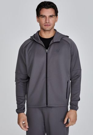 Siksilk Mens Grey Full Zip Hoodie XXL