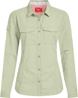 Craghoppers Dames/Dames Adventure III Nosilife Shirt Met Lange Mouwen (Boeddhistisch Groen)
