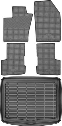OEM Juego De Alfombrillas De Goma Para Coche Y Alfombrilla Para Maletero Del Fiat 500x Crossover De 2015