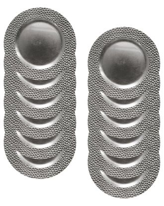 American Atelier Dnu American Atelier Set Of 12 Hammered Charger Plates