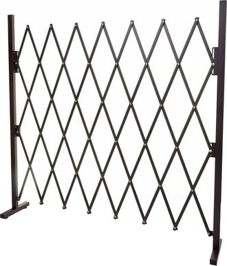Hhg Hhg - Nunca Usado] Rejilla De Protecci&oacute;n 930, Rejilla De Tijera Para Escalada, Rejilla Extensible Para Protecci&oacute;n De Animales, Aluminio Marr&oacute;n, Altura