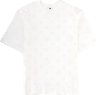 Casablanca T Shirt With Monogram Details