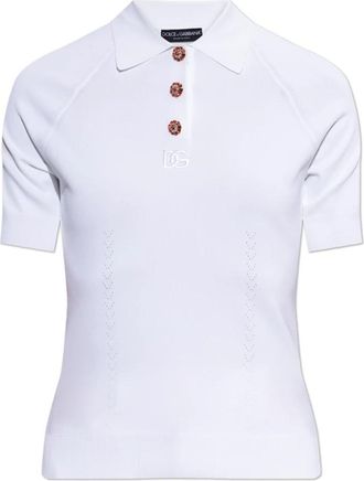 Dolce & Gabbana Polo Shirts - Dames - Polos - Wit - XS - Tops