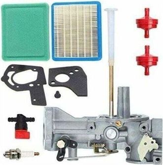 OEM Carburador De Repuesto Para Motores Briggs & Stratton - Compatible Con Modelos De 5 Hp - Kit Completo Con Juntas Y Filtros
