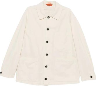 Barena Overshirt Stae - Heren - Zomerjassen - Beige - XL - Katoen - Jassen