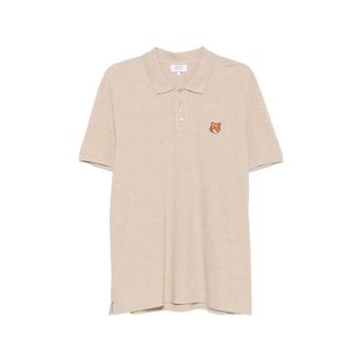 Maison Kitsun&eacute; Fox Head Patch Polo Shirt