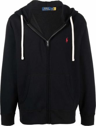 Polo Ralph Lauren Sweaters Zwart - Heren - Vesten met rits - Zwart - S - Hoodies & sweatvesten