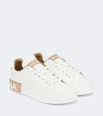 Dolce & Gabbana Portofino leather sneakers