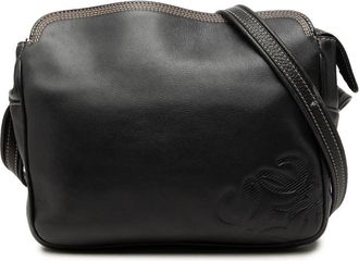 Loewe Pre-owned Loewe Leather Anagram Crossbody Unisex HR57F7IHUDR65MSX