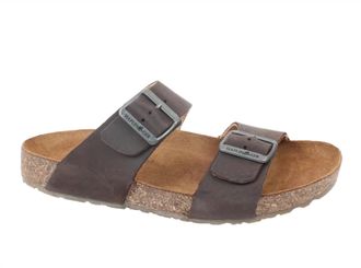 Haflinger Womens Andrea Two Strap Sandals In Brown