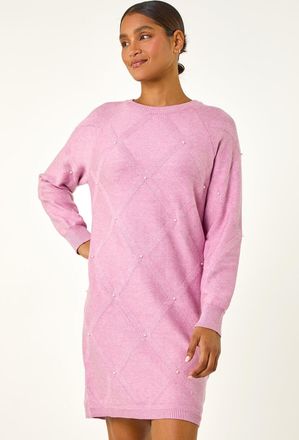 Roman Embellished Jumper Dress