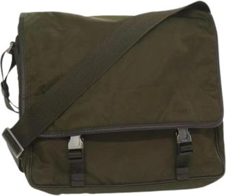Prada Pre-owned Cross Body Bags, female, Green, Size: ONE SIZE Pre-owned Cross Body Bag