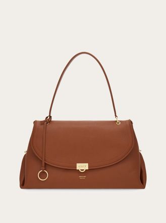Ferragamo Donna Borsa a tracolla Gancini (L) Marrone