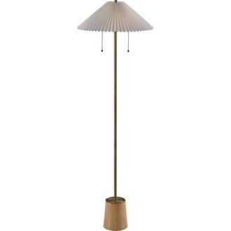 Adesso Ophelia Floor Lamp in Antique Brass at Nordstrom