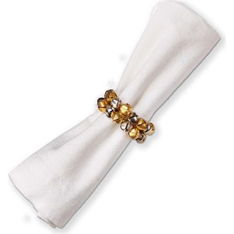 Tag Jolly Jingle Bell Napkin Ring Multicolor Christmas Decor in Multicolored at Nordstrom