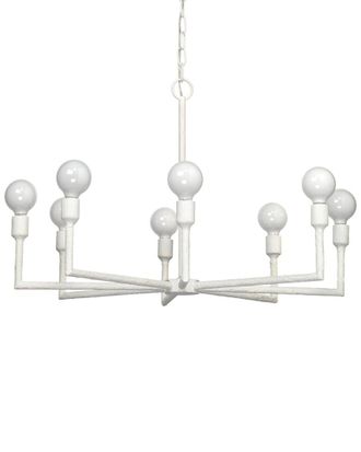 Jamie Young Co. Park 8-Light Gesso Chandelier