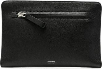 Tom Ford Heuptas - Heren - Schoudertassen - Zwart - ONE Size - Leer - Tassen
