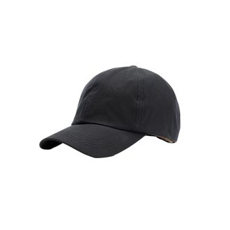 Barbour Waxed Sports Cap - Heren - Accessoires - Blauw - Maat: ONE Size Katoen