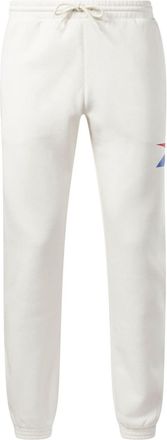 Reebok vector-logo track pants - men - Cotton/Recycled Polyester - S - White