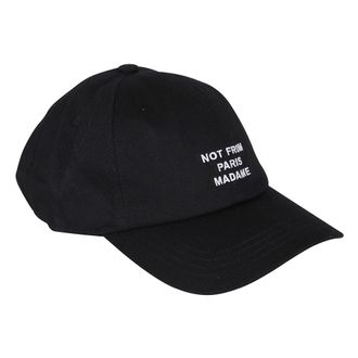 Dr&ocirc;le de Monsieur La Casquette Slogan - Heren - Petten - Zwart - ONE Size - Katoen - Accessoires