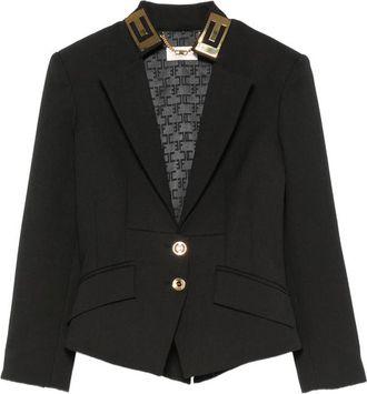 Elisabetta Franchi Double-button Peaked-lapel Blazer