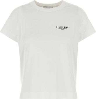 Givenchy White Cotton T Shirt