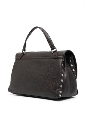 Zanellato Calfskin Leather Top Handle Bag - Brown
