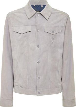 Billionaire Boys Club Su&egrave;de Jas - Heren - Leren en Su&egrave;de Jassen - Blauw - L - Su&egrave;de - Jassen