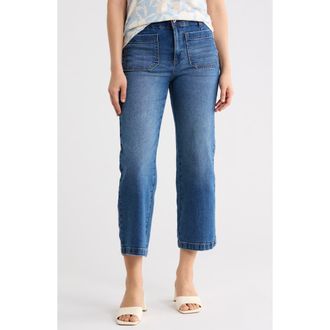 Sanctuary Supernova Crop Wide Leg Pants in Brightside Blue at Nordstrom Rack, Size 24