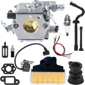 OEM Carburador - Para Motosierra Stihl Ms210 Ms230 Ms250 021 023 025 - Reemplazo Walbro Wt-286 - Kit Completo 10 Piezas