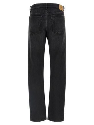 Fendi Stonewashed Cotton Jeans - Black