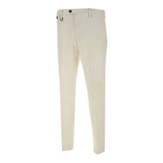 Paolo Pecora Uomo, Pantaloni, Bianco, XL, new
