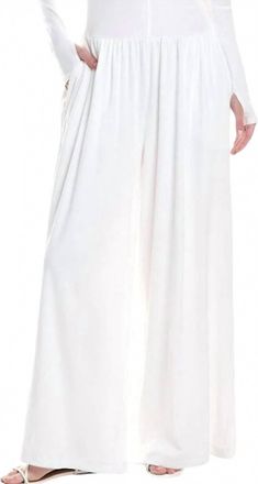 Free People Hot Shot Wide Leg Pant In White