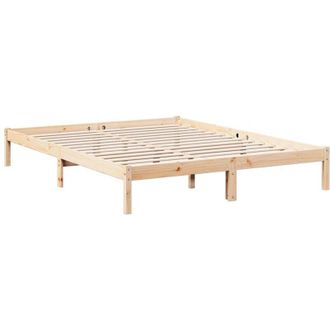 vidaXL Extra Long Bed Frame without Mattress 160x220 cm Solid Wood Pine Vidaxl