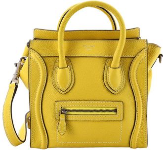 Celine Celine Luggage Bag Grainy Nano (Authentic Pre-Loved)