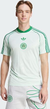 adidas Originals Mens Celtic FC St. Patricks Day Jersey - Pale Green Recycled Material - Size Medium