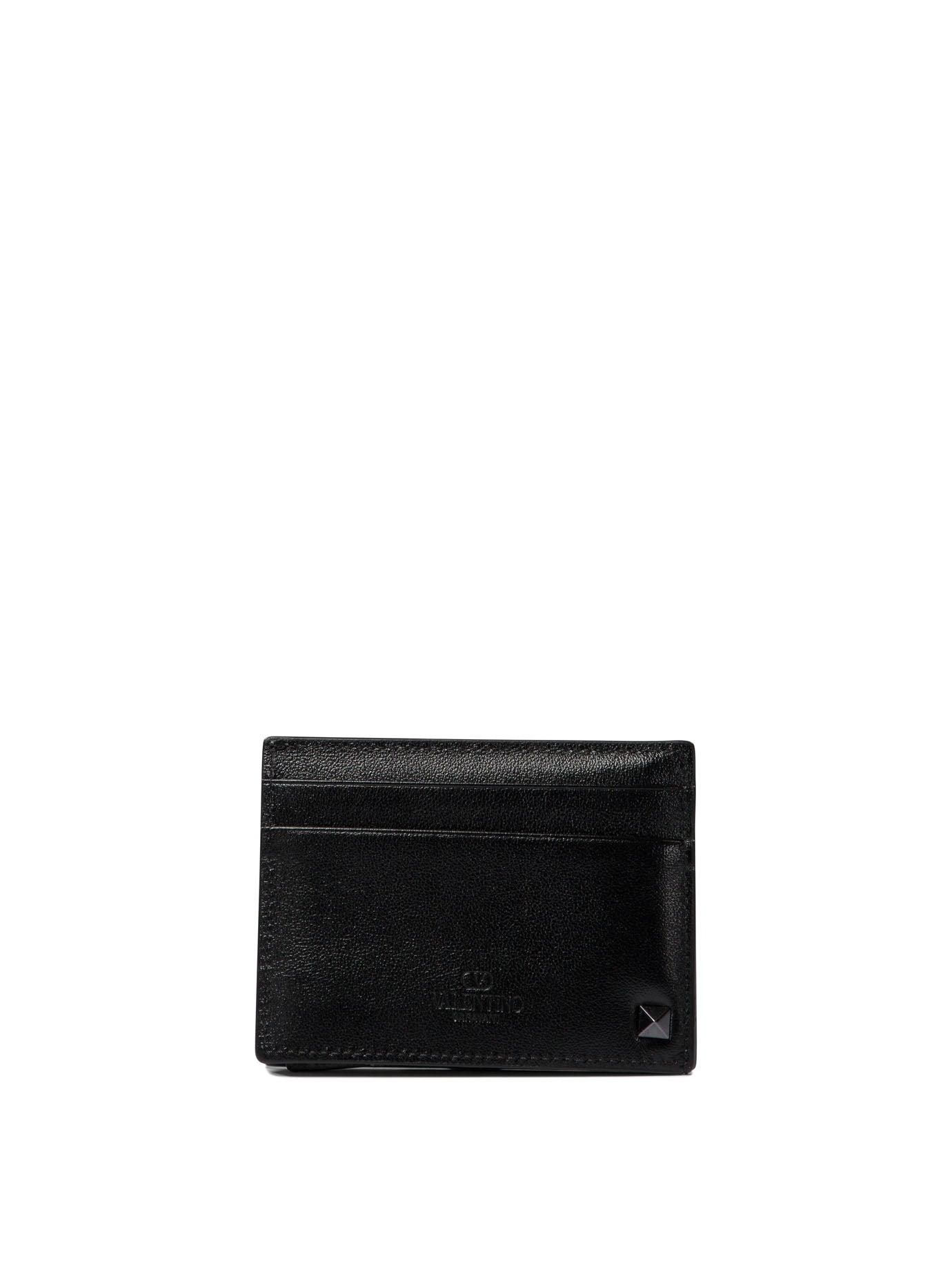 VALENTINO｜HALF-LENGTH WALLETS (6W0P0R39 SNP 0NO / 6W2P0 Valentino Garavani Black Wallet Vlogo The Bold Edition