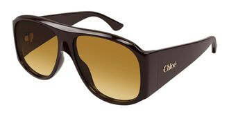 Chloé CH0347S 001 Womens Sunglasses Brown Size 60