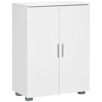 Kleankin Armario de ba&ntilde;o 60x30x80 cm blanco