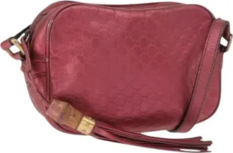 Gucci Pre-owned Cross Body Bags, female, Pink, Size: ONE SIZE Pre-owned Vintage Cross Body Bag