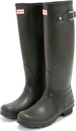 Hunter Womens Original Tall Rain Boot In Black