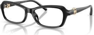 Michael Kors 54mm Round optical glasses in Black at Nordstrom