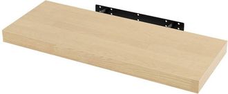 Woltu Woltu Mensola Da Muro Rettangolare Scaffale Libreria A Parete Decorazione 120 Cm Rovere Giallo