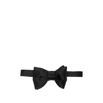 Tom Ford Pre-Tied Silk-Satin Bow Tie - male - Tom Ford - Bow Ties - Black - ONE SIZE - Accessories