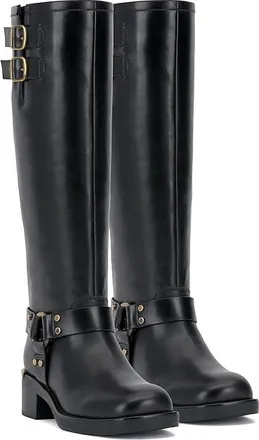 Vince Camuto Kaydin Womens Boots Black : 5.5 M, Leather
